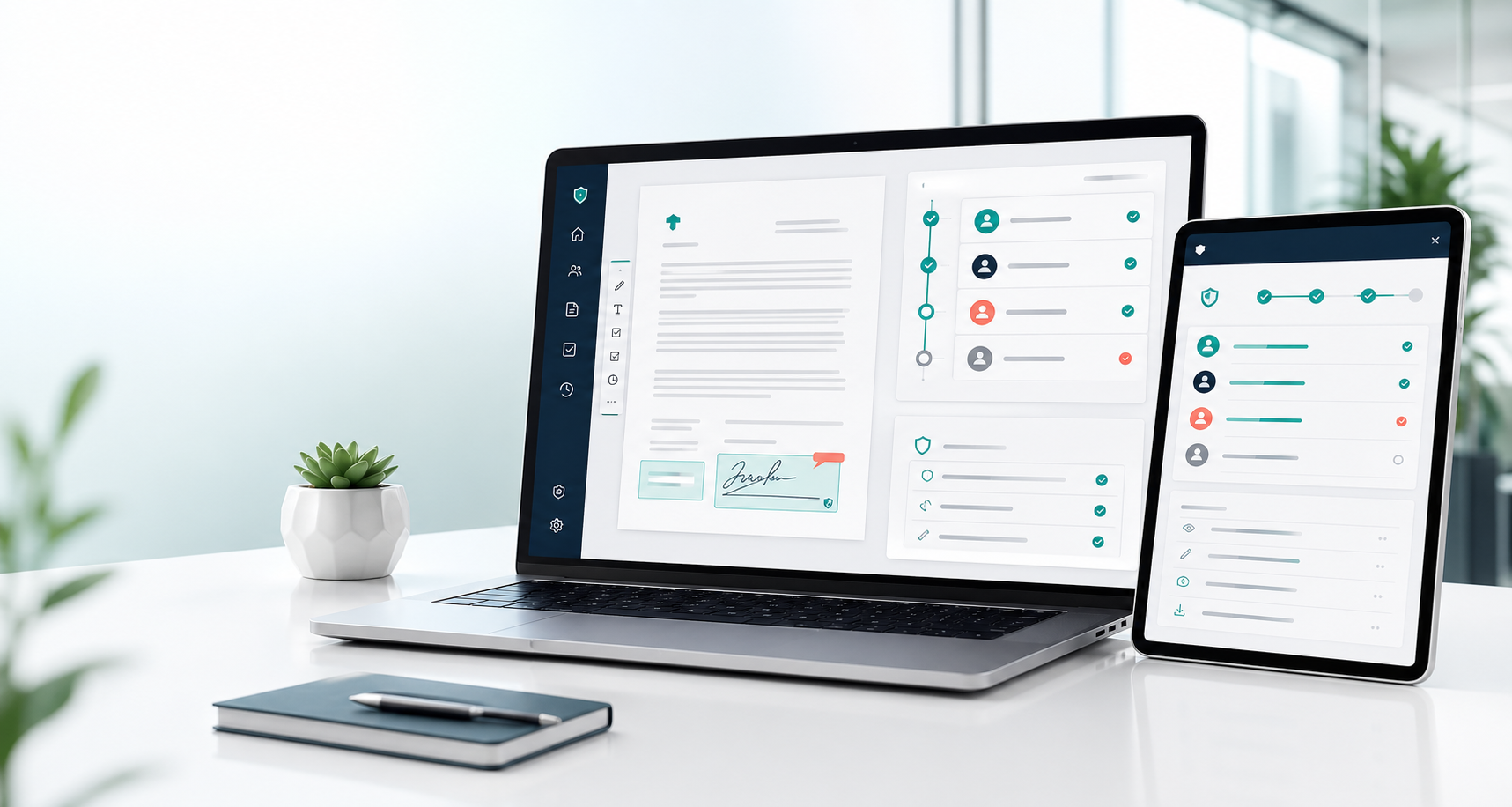 NevTan Sign electronic signature product workflow
